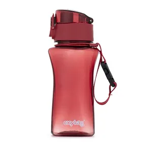 Palack OXY TWiST 400 ml pasztellvörös
