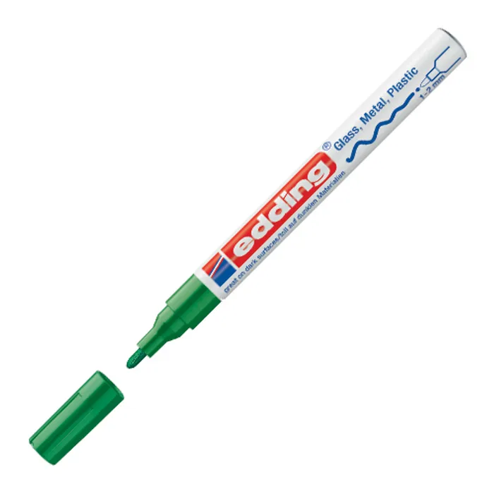 Termék főképe Lakový popisovač "751", zelená, 1-2mm, EDDING