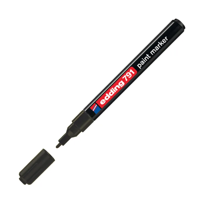Termék főképe Lakový popisovač "791", černá, 1-2mm, EDDING