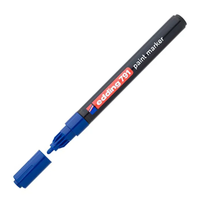 Termék főképe Lakový popisovač "791", modrá, 1-2mm, EDDING