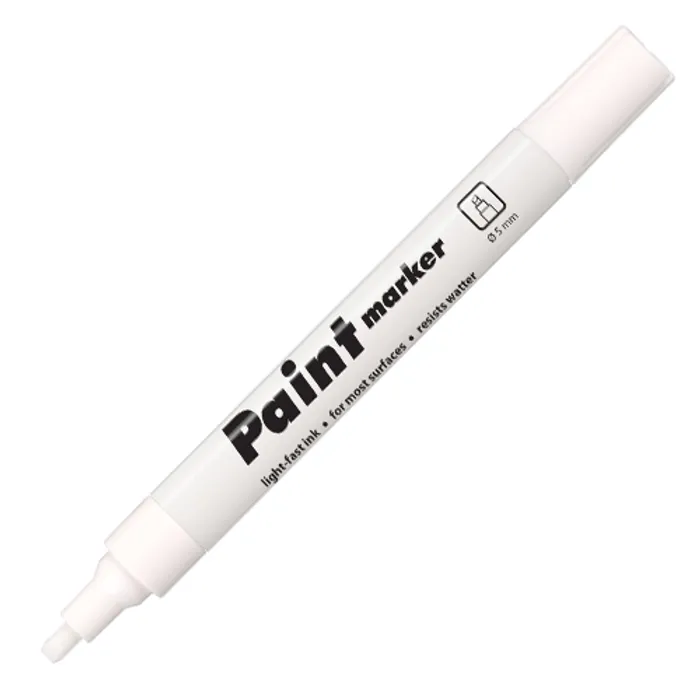 Termék főképe Lakový značkovač bílý 2–5 mm na kov, sklo a plast Centropen 9100