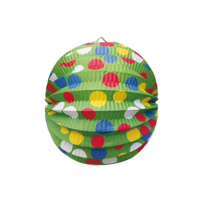 Termék főképe Lampión kulatý PARTY zelený průměr 24 cm [1 ks]