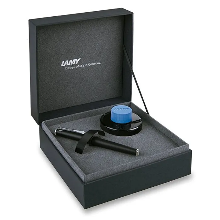 Termék főképe Lamy Studio Pianoblack plnicí pero, dárková sada s inkoustem