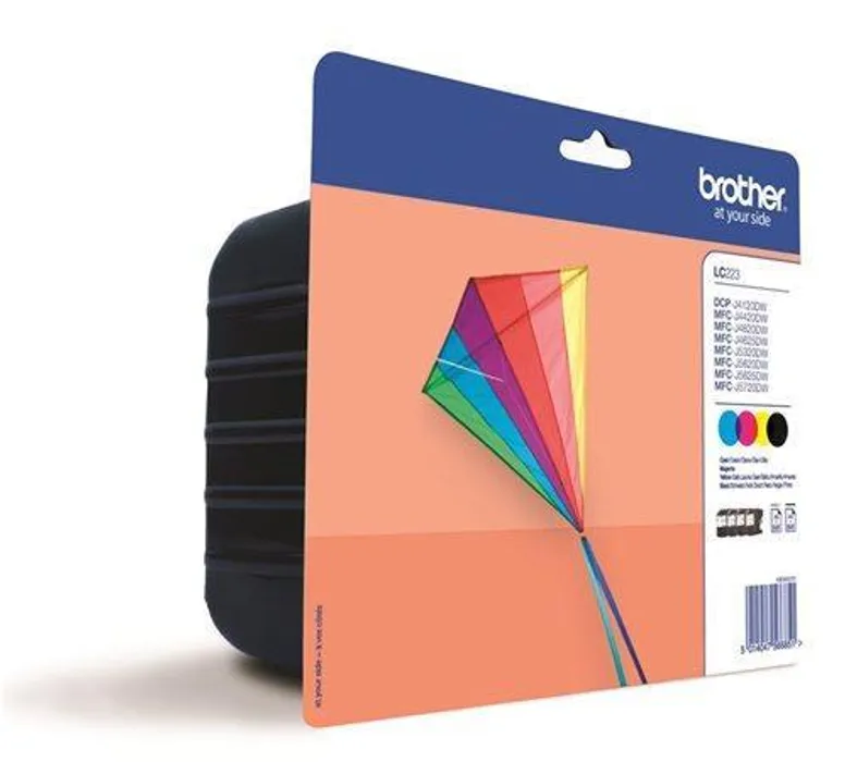 Termék főképe LC223BCMY Inkjet cart. pro MFC-J4420DW, MFC-J4620DW tiskárny BROTHER b+c+m+y, 4*550 p.