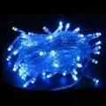 Következő termékkép LED világítás, lánc, 10m, 220-240 V (50-60Hz), 6W, kék, átlátszó kábel, 30000h, 1