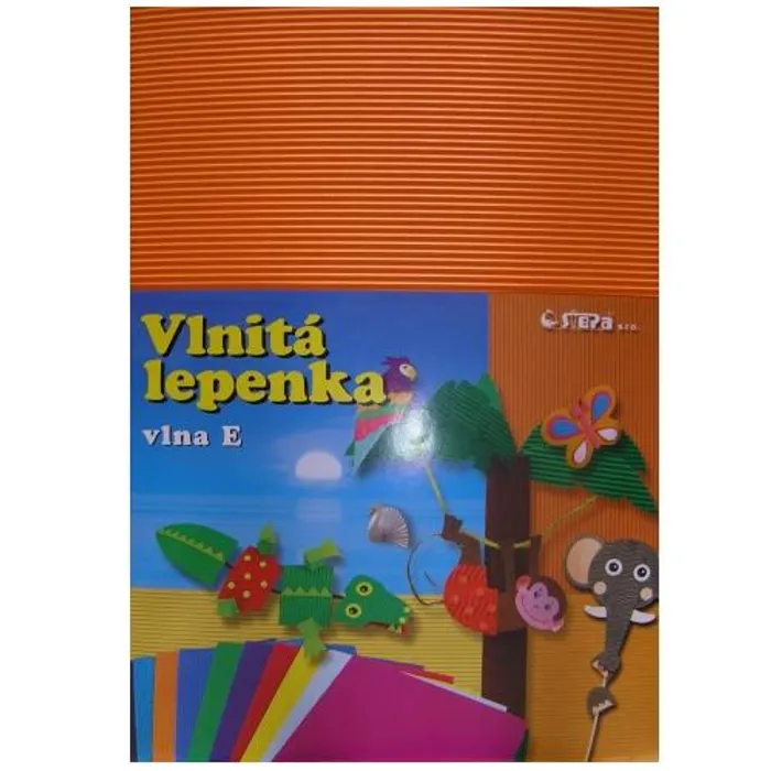 Termék főképe Lepenka E-Welle 260g 34,5 x 24,5cm rovná-oranžová 10 listů