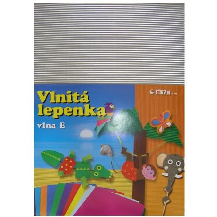 Termék főképe Lepenka E-Welle 260g 34,5 x 24,5cm rovná-stříbrná 10 listů