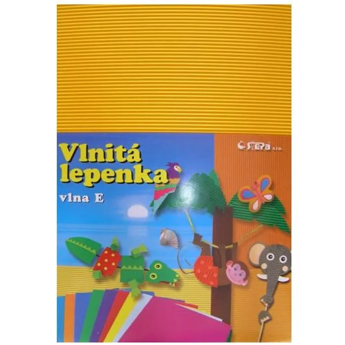 Termék főképe Lepenka E-Welle 260g 34,5 x 24,5cm rovná-žlutá 10 listů