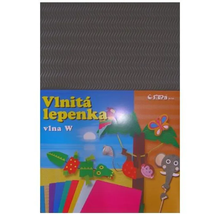 Termék főképe Lepenka W-Welle 260g 37 x 24,5cm zvlněná-šedá 10 listů