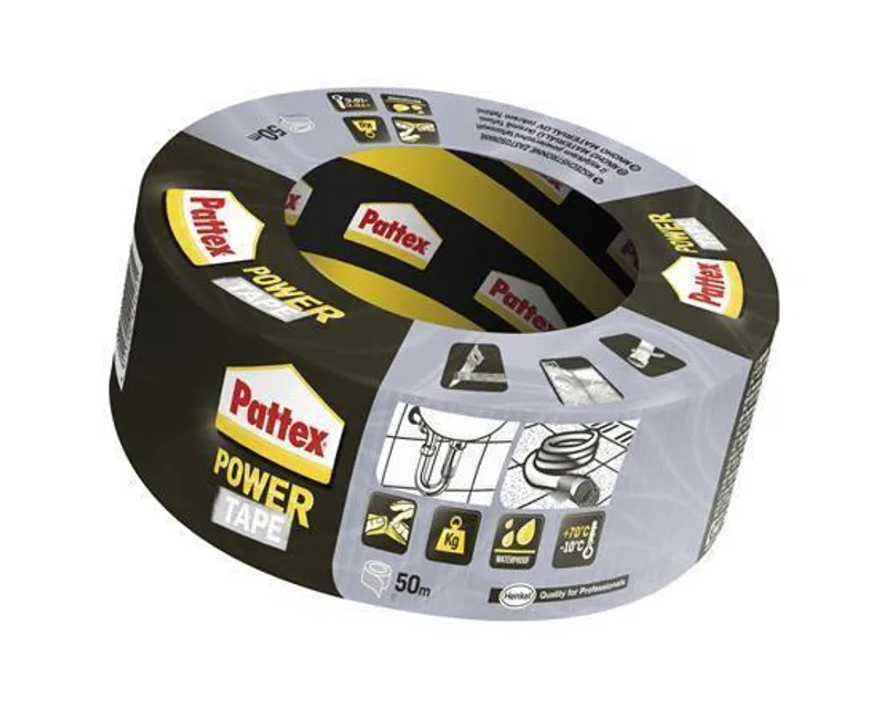 Termék főképe Lepicí páska "PATTEX Power tape", stříbrná, 50 mm x 50 m, HENKEL