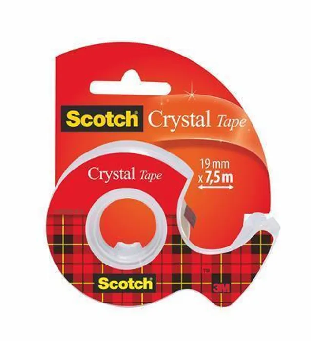 Termék főképe Lepicí páska s odvíječem, 19mm x 7,5m, 3M/SCOTCH "Crystal"