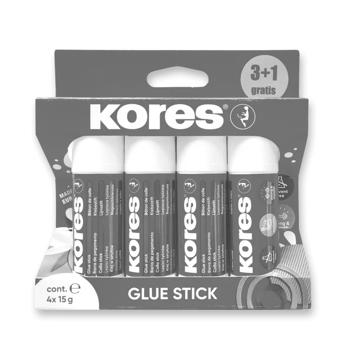 Termék főképe Lepicí tyčinka Kores 15 g, blistr, 3+1