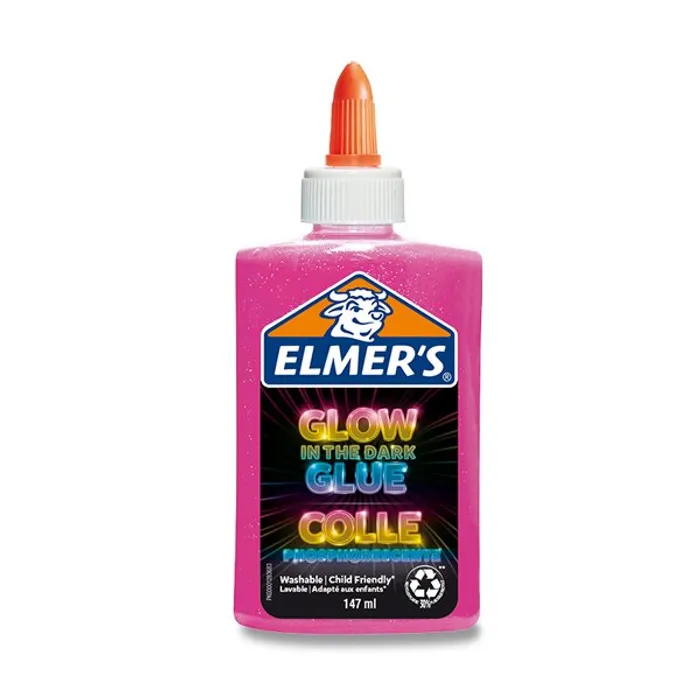 Termék főképe Lepidlo ELMER´S Glow in Dark Glue 147 ml,růžové