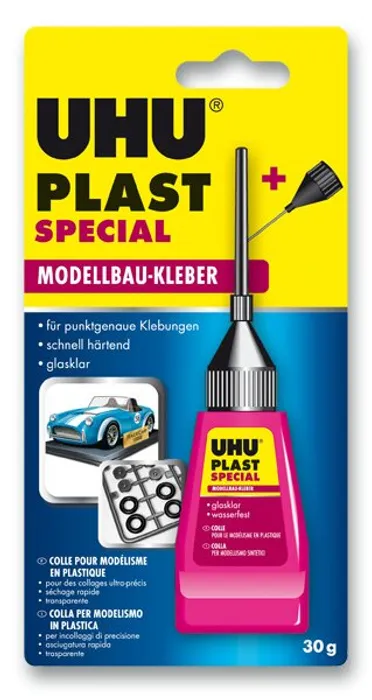 Termék főképe Lepidlo UHU Plast Special - na lepení plastových modelů 30 g