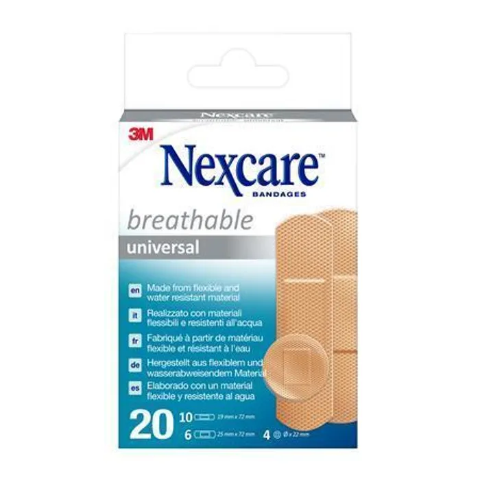Termék főképe Leukoplast "Nexcare Universal", voděodolná, 20ks, 3M