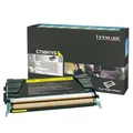 Eredeti Lexmark toner C736H1YG, sárga, 10000 oldal, nagy kapacitású, visszatérő, Lexmark C736