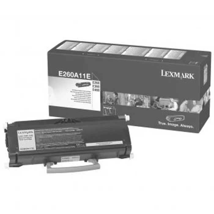 Termék főképe Lexmark originální toner E260A11E, black, 3500str., return, Lexmark E260, E360, E460, O