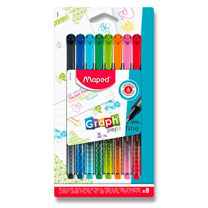 Termék főképe Liner Maped Graph´Peps Premium - sada, 8 ks
