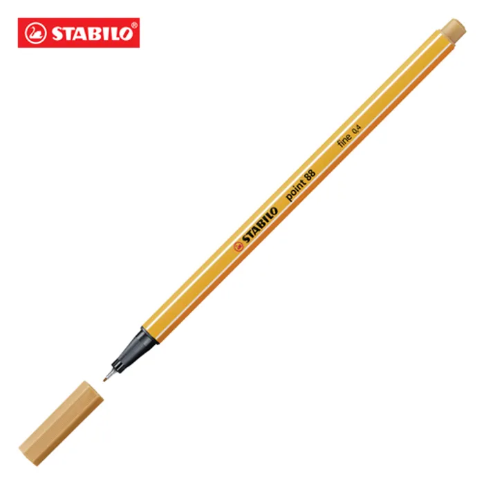 Termék főképe Liner "Point 88", okrová, 0,4mm, STABILO