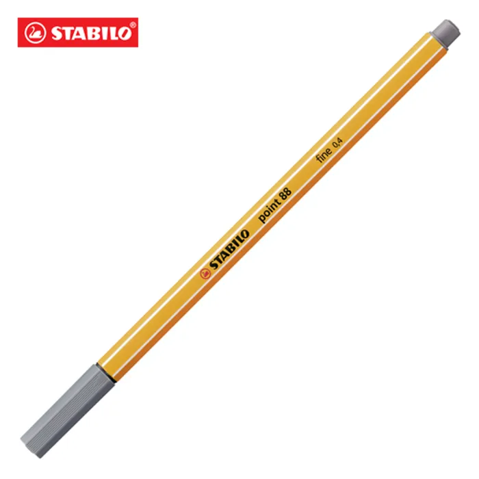 Termék főképe Liner "Point 88", šedá, 0,4mm, STABILO