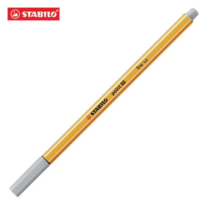 Termék főképe Liner "Point 88", středně studená šedivá, 0,4 mm, STABILO