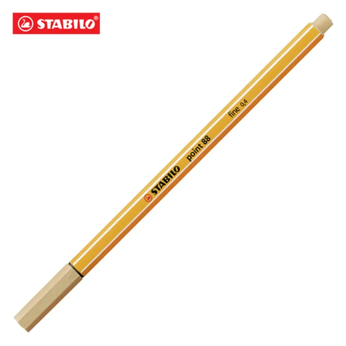 Termék főképe Liner "Point 88", světle okrová, 0,4 mm, STABILO