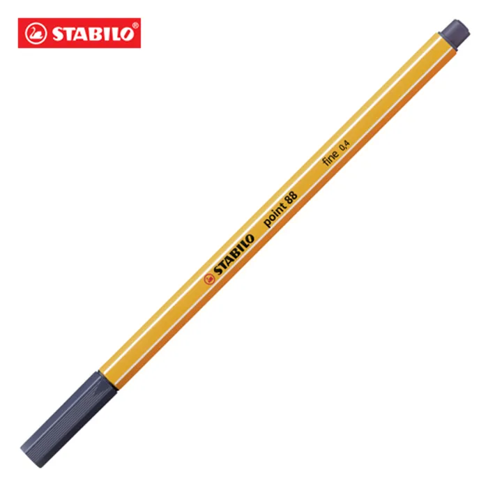Termék főképe Liner "Point 88", tmavě šedivá (payne's grey), 0,4 mm, STABILO