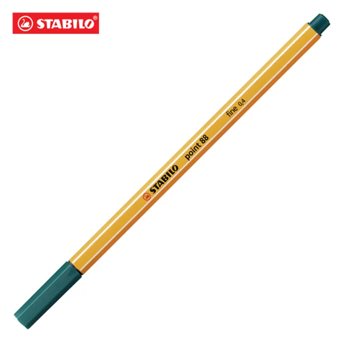 Termék főképe Liner "Point 88", zelená, 0,4mm, STABILO
