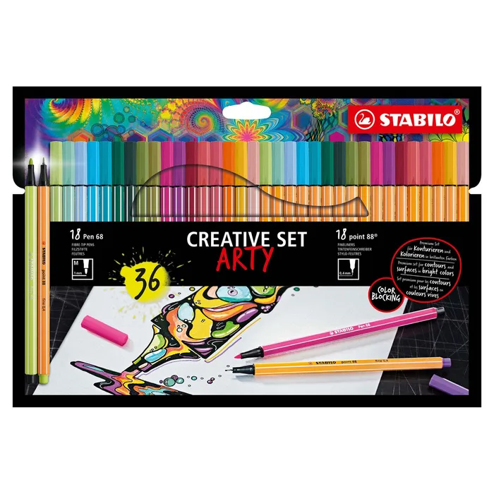 Termék főképe Liner STABILO Pen 68/point 88, 36 ksu "ARTY"