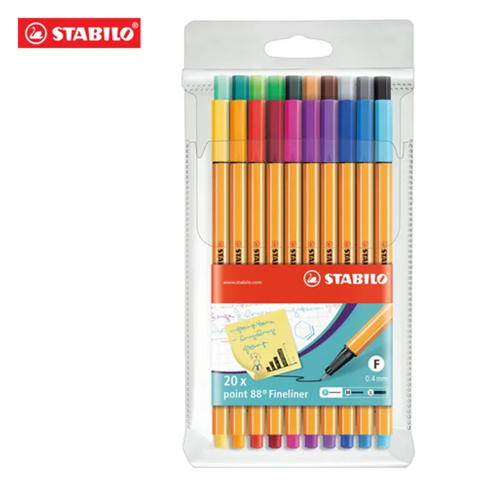 Termék főképe Liner Stabilo Point 88 pouzdro 20 barev
