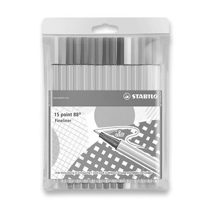 Termék főképe Liner Stabilo Point 88 sada 15 barev