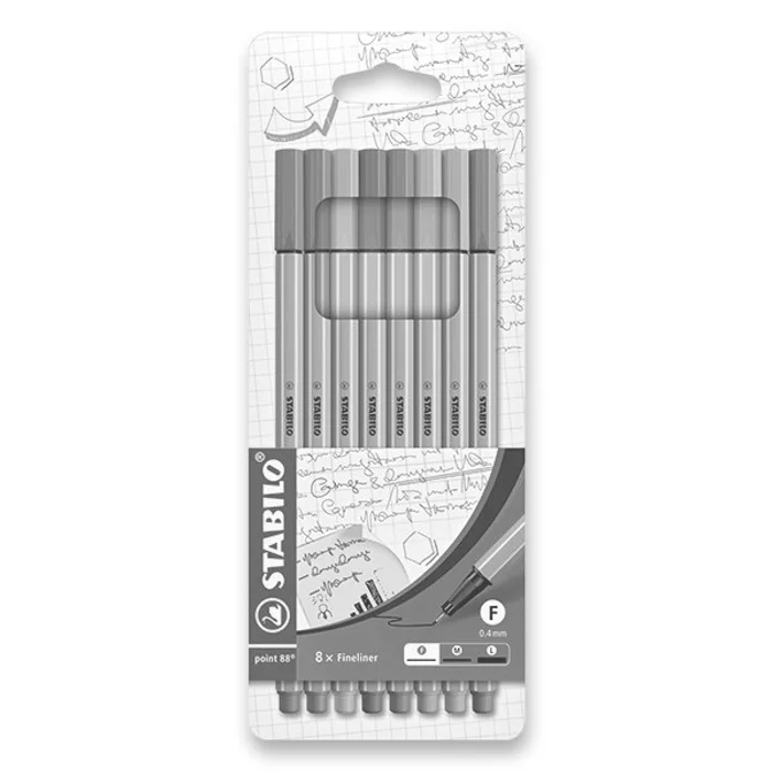 Termék főképe Liner Stabilo Point 88 sada 8 barev