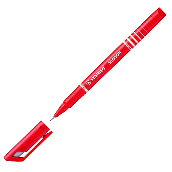 Termék főképe Liner STABILO SENSOR - fine - červená [1 ks]