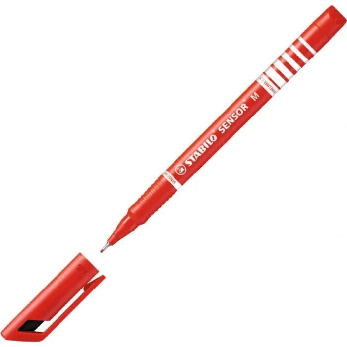 Termék főképe Liner STABILO SENSOR - medium - červená [1 ks]