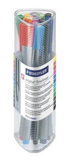 Termék főképe Liner "Triplus 334", sada, 12 barev, 0,3 mm, STAEDTLER