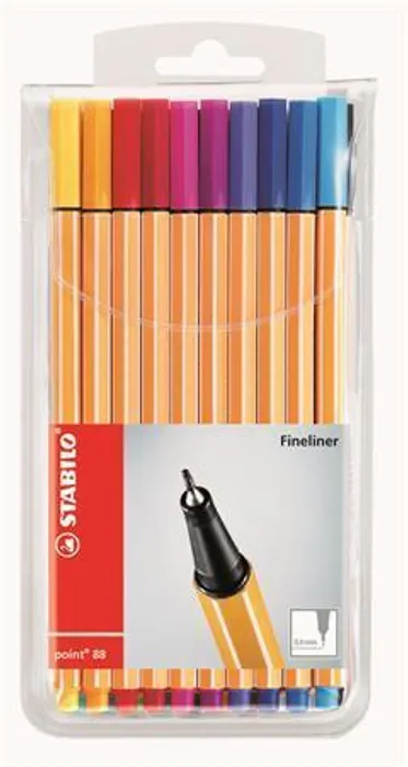 Termék főképe Linery "Point 88 Bigpoint", 20 různých barev, sada, 0,4 mm, STABILO