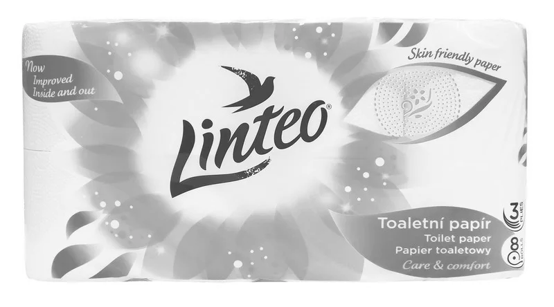 Termék főképe Linteo Care & Comfort toaletní papír 3 vrstvý 15 m 8 kusů