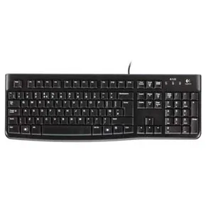 Logitech K120, CZ billentyűzet, klasszikus, 920-002485, 920-002641 típusú vezetékes (USB), fekete