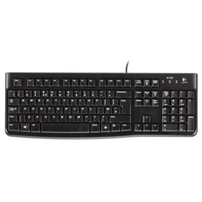 Termék főképe Logitech K120, Klávesnice CZ, klasická, 920-002485, 920-002641 typ drátová (USB), černá