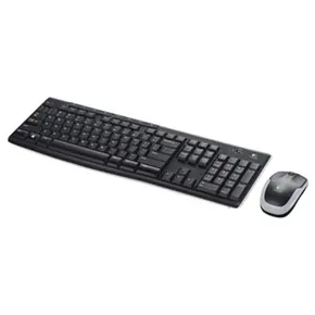 Logitech MK270, Billentyűzet készlet vezeték nélküli lézeres egérrel, AAA, CZ, multimédia, 2.4