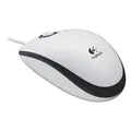 Logitech Mouse B100, 800DPI, optikai, 3 tl., 1 kerék, vezetékes USB, fehér