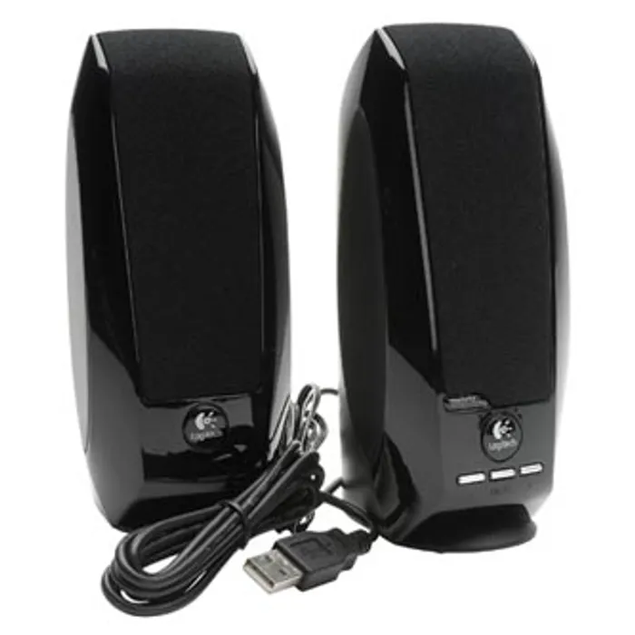 Termék főképe Logitech reproduktory S150, 2.0, 1,2W, černé, regulace hlasitosti, přenosné, 90Hz-20kHz