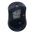 Logo Mouse Fun, 1000 DPI, 2,4 [GHz], optikai, 3 tl., 1 kerék, vezeték nélküli, fekete