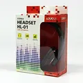 Logó fejhallgató HL-01, fejhallgató mikrofonnal, hangerőszabályzó, fekete, USB