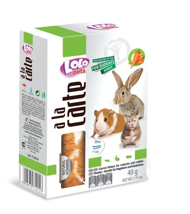 Termék főképe LOLO a la carte mrkvové vločky pro hlodavce 40 g