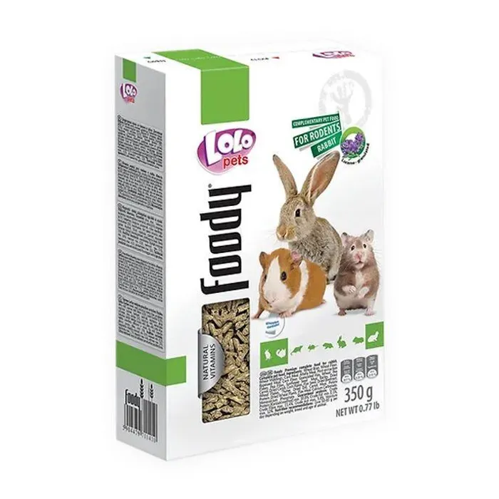 Termék főképe LOLO BASIC granulovaná vojtěška pro hlodavce 350 g krabička