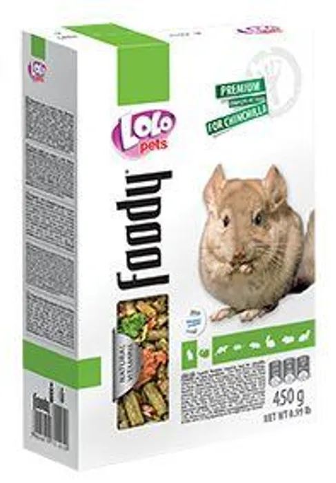 Termék főképe LOLO BASIC kompletní krmivo pro činčily 450 g krabička