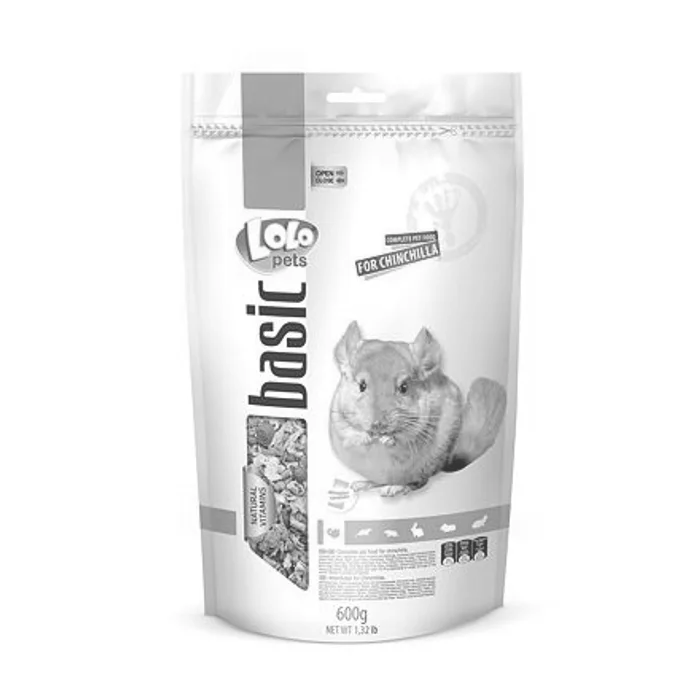 Termék főképe LOLO BASIC kompletní krmivo pro činčily 600 g Doypack
