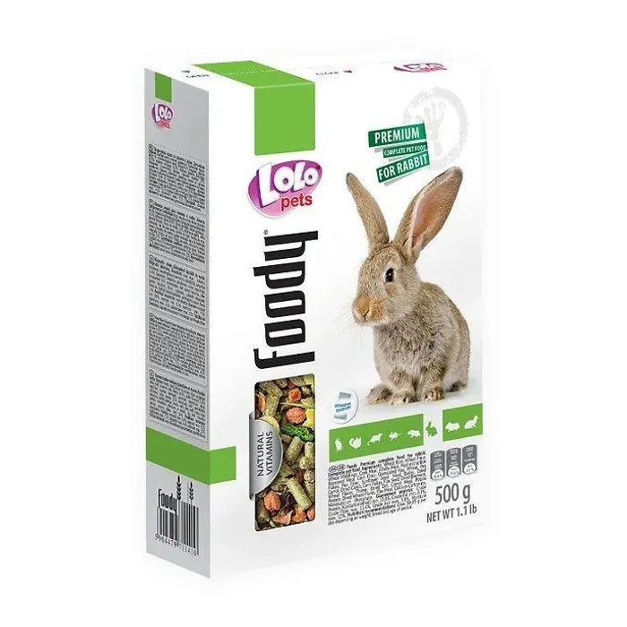 Termék főképe LOLO BASIC kompletní krmivo pro králíky 500 g krabička