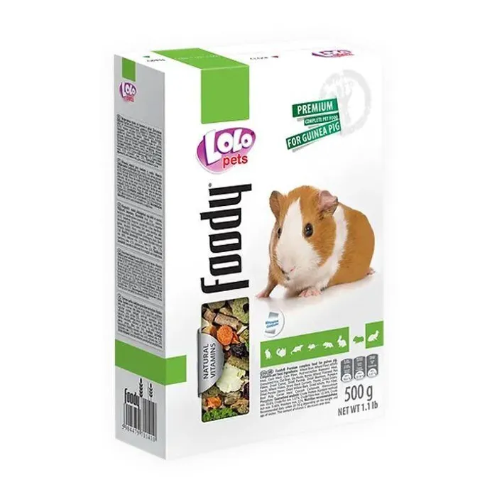 Termék főképe LOLO BASIC kompletní krmivo pro morčata 500 g krabička